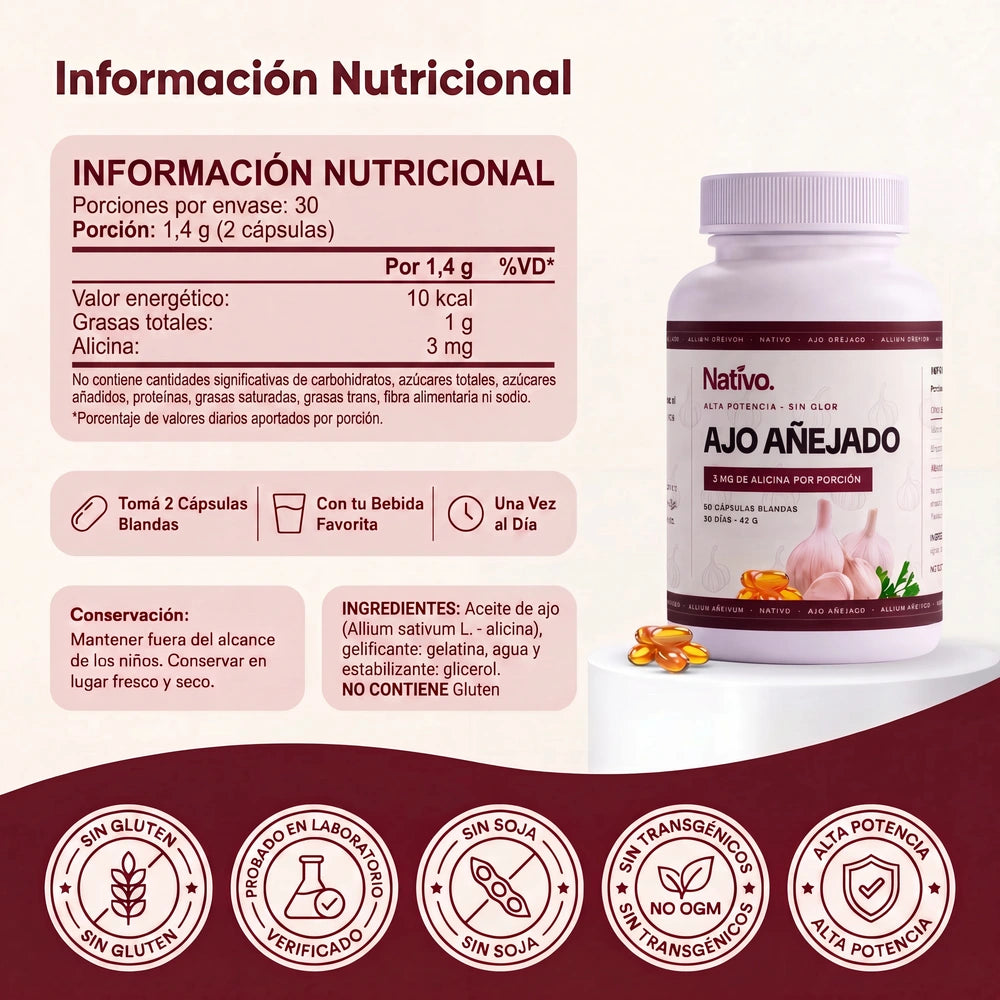 Extracto de Ajo Añejado