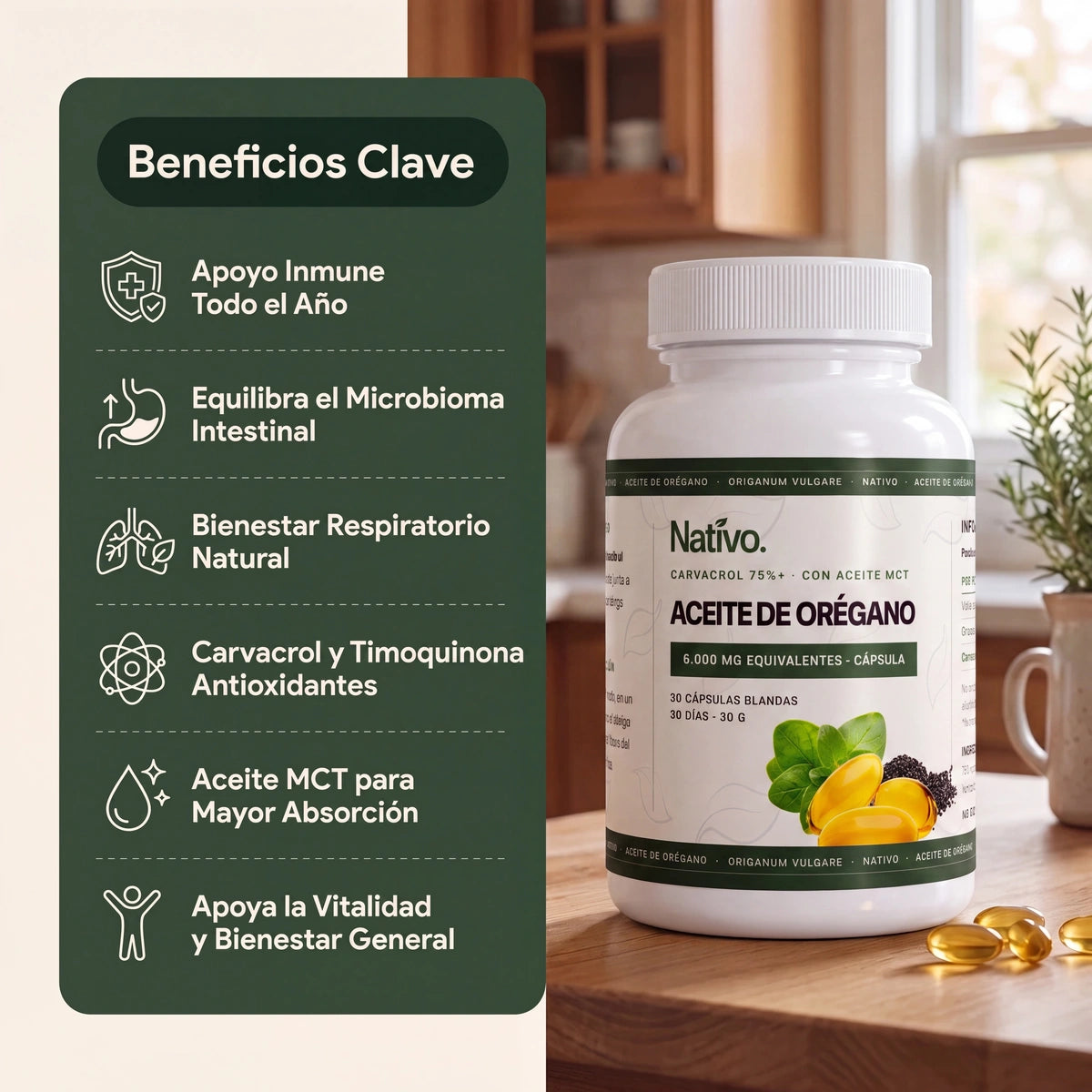 Aceite de Orégano 6000mg