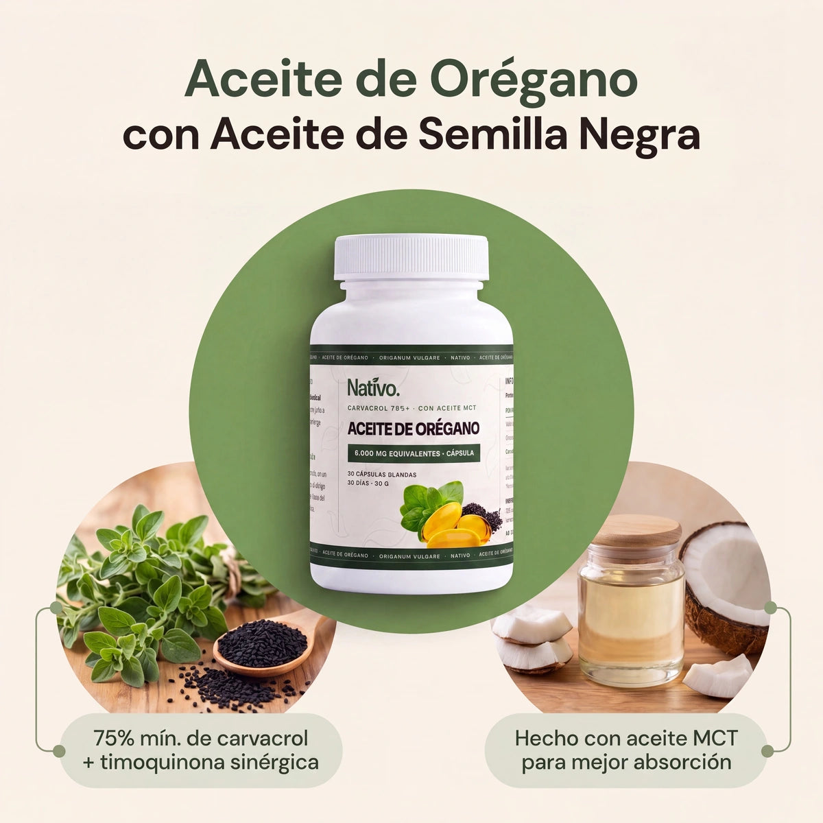 Aceite de Orégano 6000mg